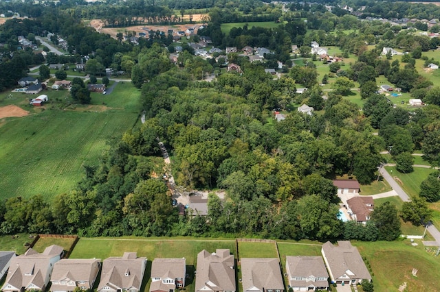 176 S Palmers Chapel Rd, White House, TN 37188 - aerial view of property and surrounding area with nearby suburban area