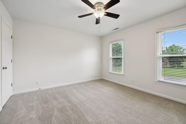 2723 Nottingham Ct, Thompsons Station, TN 37179 - carpeted spare room featuring baseboards and ceiling fan