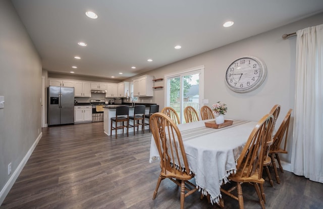 1711 Bridget Dr, Murfreesboro, TN 37129 - dining area featuring recessed lighting and dark wood-style floors