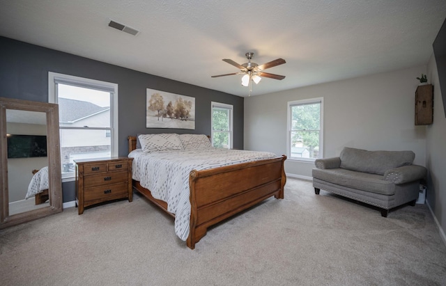 1711 Bridget Dr, Murfreesboro, TN 37129 - bedroom featuring light colored carpet and ceiling fan
