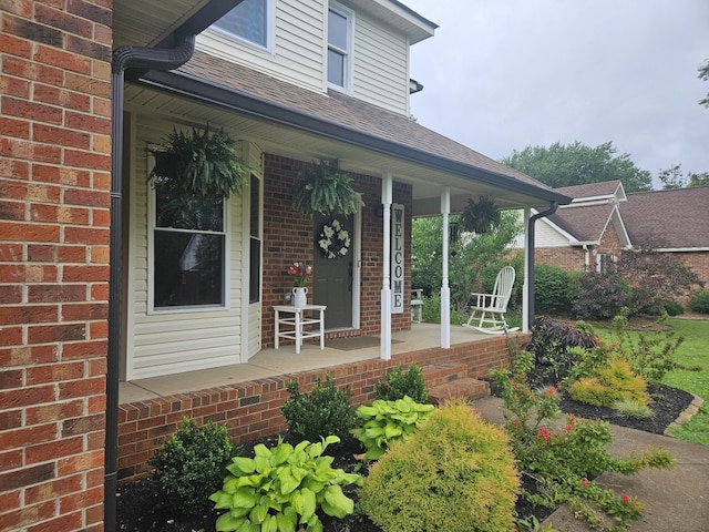 1711 Bridget Dr, Murfreesboro, TN 37129 - entrance to property with covered porch and brick siding