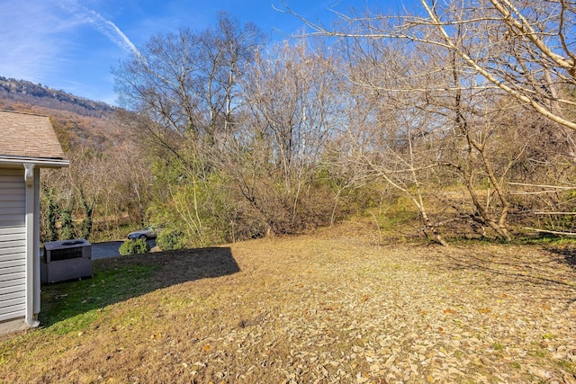 1313 W 46th St, Chattanooga, TN 37409 - view of yard with central AC and a mountain view