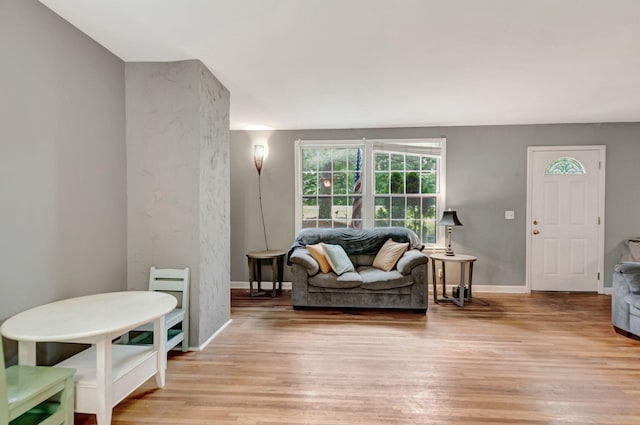 1203 Kingston Springs Rd, Kingston Springs, TN 37082 - living room with light wood finished floors and baseboards