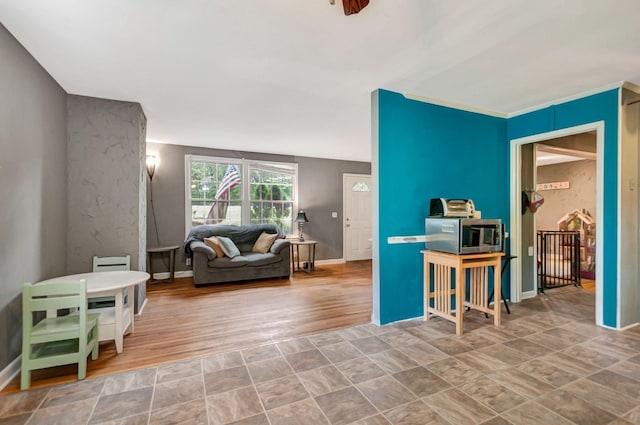 1203 Kingston Springs Rd, Kingston Springs, TN 37082 - living room featuring baseboards