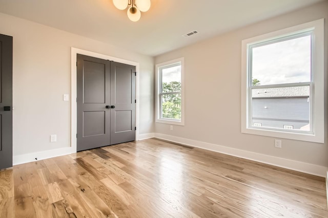 549B Stevenson St, Nashville, TN 37209 - unfurnished bedroom with light wood-style flooring and baseboards