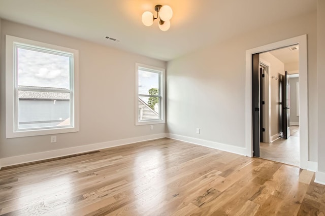 549B Stevenson St, Nashville, TN 37209 - unfurnished room featuring light wood-style floors and baseboards