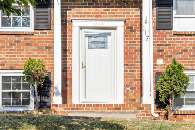 117 Robert Yoest Dr, Antioch, TN 37013 - doorway to property featuring brick siding