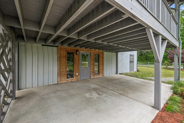 210 S 3rd St, Dickson, TN 37055 - view of patio / terrace with an attached carport