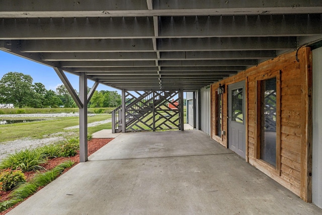 210 S 3rd St, Dickson, TN 37055 - view of patio / terrace featuring a water view