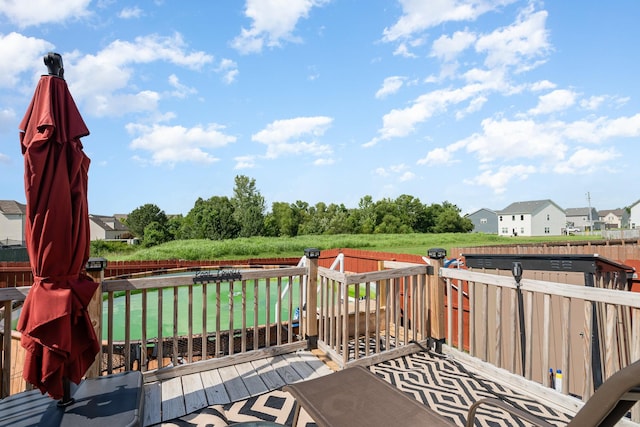 409 Princeton Dr, Lebanon, TN 37087 - deck featuring a residential view