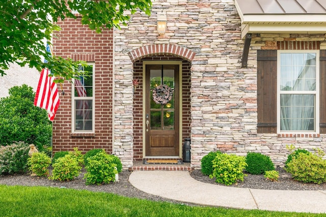 1039 Laffite Way, Gallatin, TN 37066 - property entrance featuring stone siding and brick siding