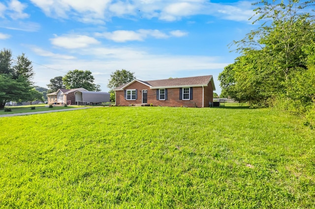 517 Overton Dr, Clarksville, TN 37042 - single story home with a front lawn and brick siding