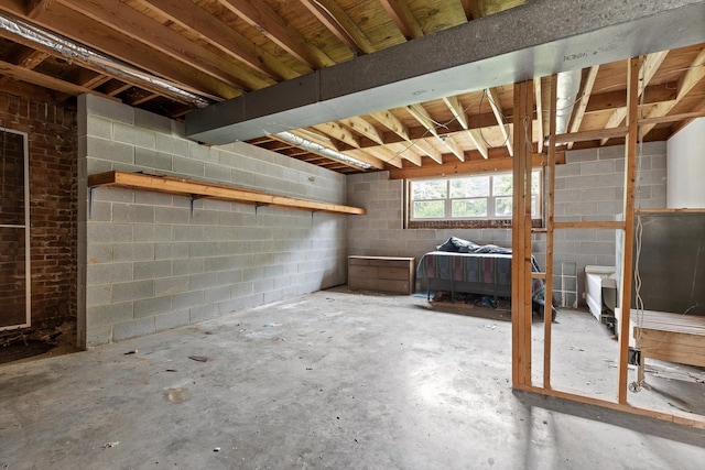 3554 Mountain Creek Rd, Chattanooga, TN 37415 - basement with concrete block wall