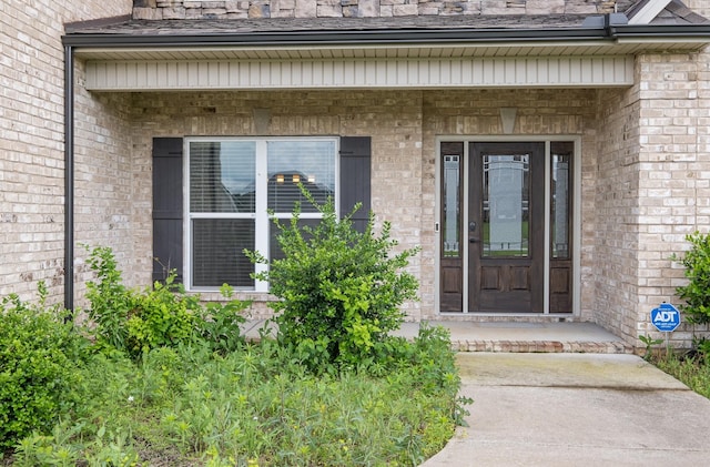 1130 Escalade Ct, Lascassas, TN 37085 - property entrance with brick siding