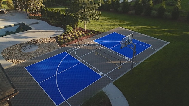 1266 Potter Ln, Gallatin, TN 37066 - view of basketball court with community basketball court and a tennis court