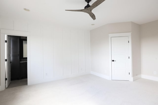 1266 Potter Ln, Gallatin, TN 37066 - empty room featuring light colored carpet, a ceiling fan, and baseboards