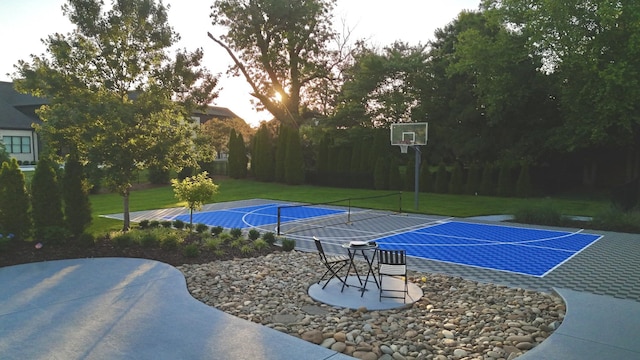 1266 Potter Ln, Gallatin, TN 37066 - view of sport court with basketball hoop and a tennis court