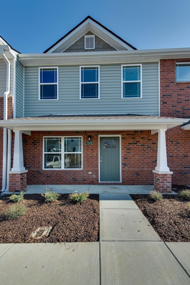 3010 Coriander Dr, Spring Hill, TN 37174 - view of front of property with a porch and brick siding