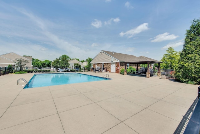 3010 Coriander Dr, Spring Hill, TN 37174 - community pool with a gazebo and a patio
