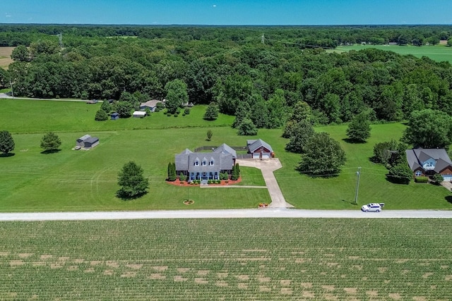 95 Country Ln, Lawrenceburg, TN 38464 - overview of rural landscape with a forest