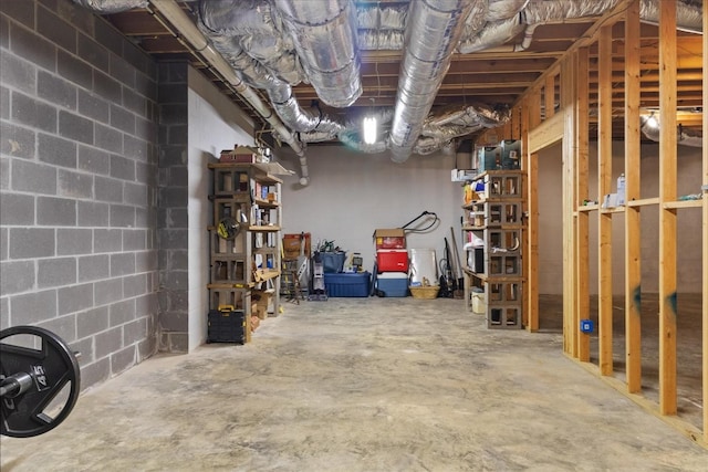 95 Country Ln, Lawrenceburg, TN 38464 - view of unfinished basement