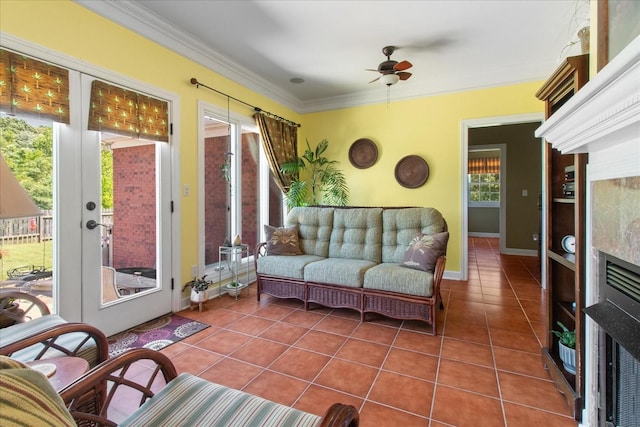 95 Country Ln, Lawrenceburg, TN 38464 - sunroom / solarium featuring french doors
