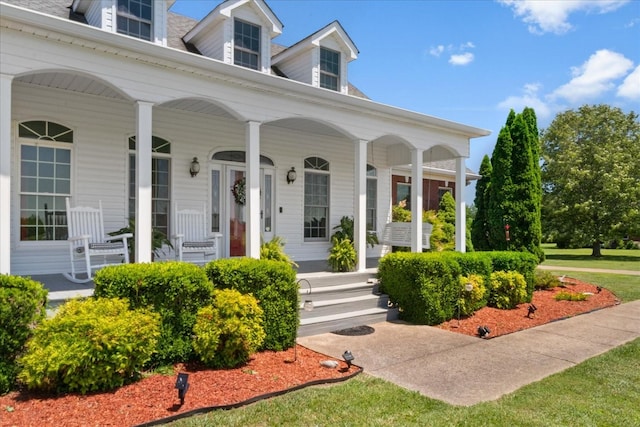 95 Country Ln, Lawrenceburg, TN 38464 - view of front of home with covered porch