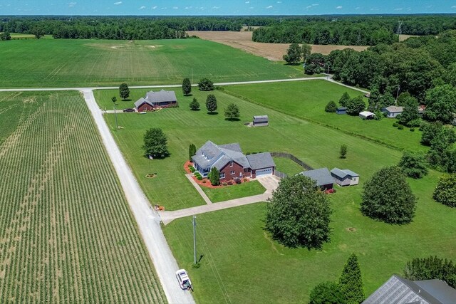 95 Country Ln, Lawrenceburg, TN 38464 - aerial view of sparsely populated area with abundant farmland