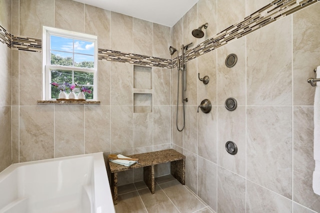 2917 York Rd, Pleasant View, TN 37146 - full bathroom with a tile shower and a bath