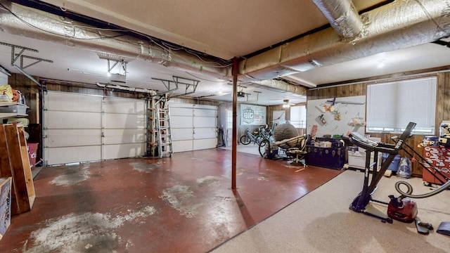 305 Rolling Mill Rd, Old Hickory, TN 37138 - garage featuring wood walls