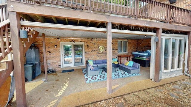 305 Rolling Mill Rd, Old Hickory, TN 37138 - view of patio / terrace with an outdoor hangout area