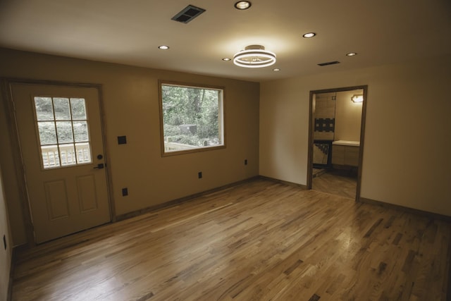 310 E 15th St, Columbia, TN 38401 - foyer with recessed lighting, wood finished floors, and baseboards