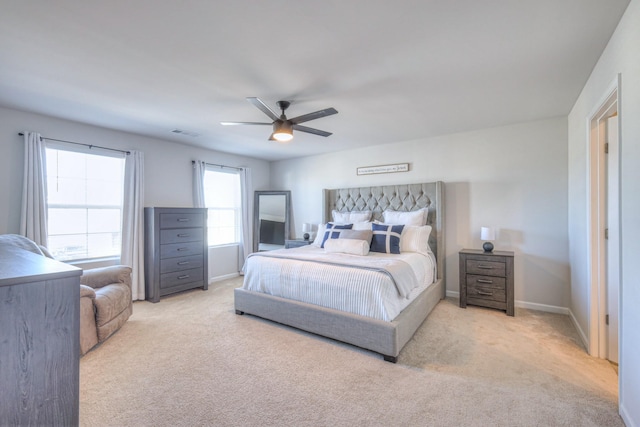 336 Ryan Rd, Chapel Hill, TN 37034 - bedroom with carpet floors and a ceiling fan