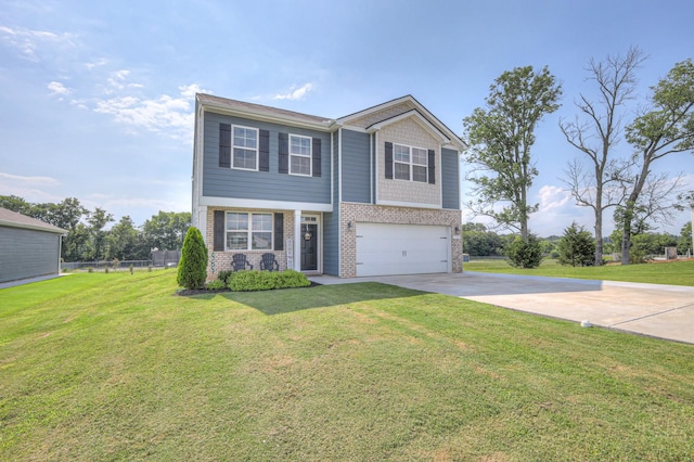 336 Ryan Rd, Chapel Hill, TN 37034 - view of front of home featuring brick siding, a garage, and driveway