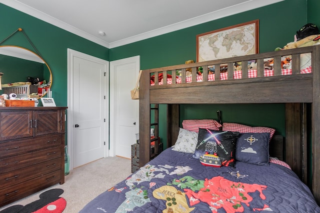 2026 Eliot Rd, Franklin, TN 37064 - carpeted bedroom featuring crown molding