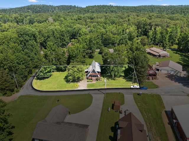 117 Sparrow Ln, Dover, TN 37058 - drone / aerial view of a heavily wooded area