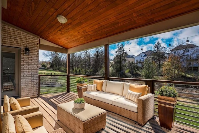 130 Allen Rd, Goodlettsville, TN 37072 - deck featuring an outdoor living space