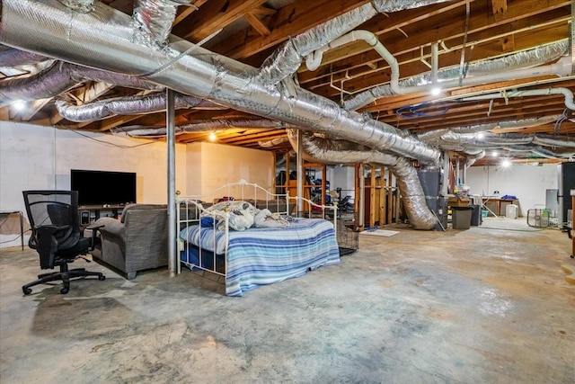 210 Lankford St, Bruceton, TN 38317 - view of unfinished basement