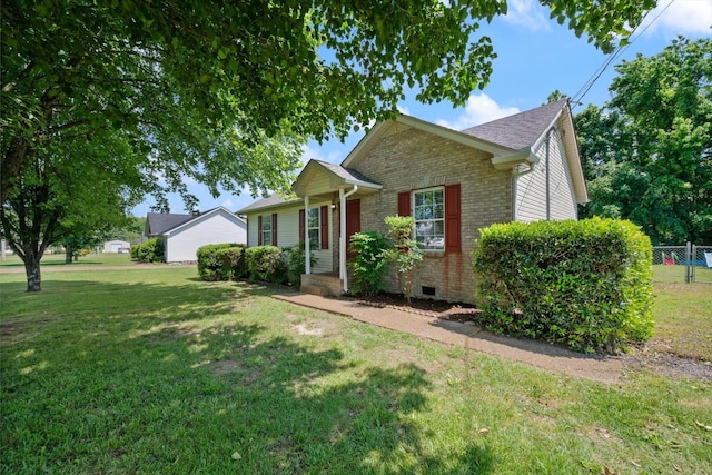 104 Hillcreek Ct, Portland, TN 37148 - view of front of house with brick siding, a shingled roof, and crawl space