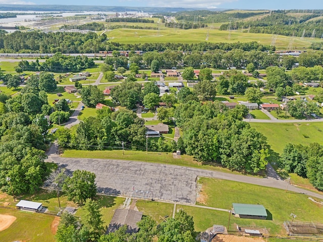 414 Ashe Ave, New Johnsonville, TN 37134 - bird's eye view of a tree filled landscape