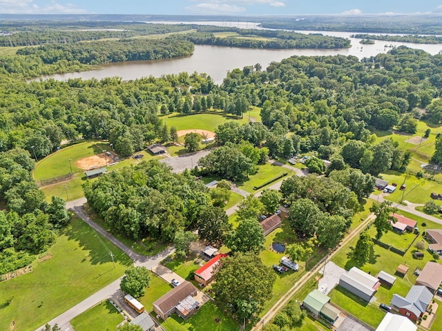 414 Ashe Ave, New Johnsonville, TN 37134 - view of property location featuring a large body of water and a forest