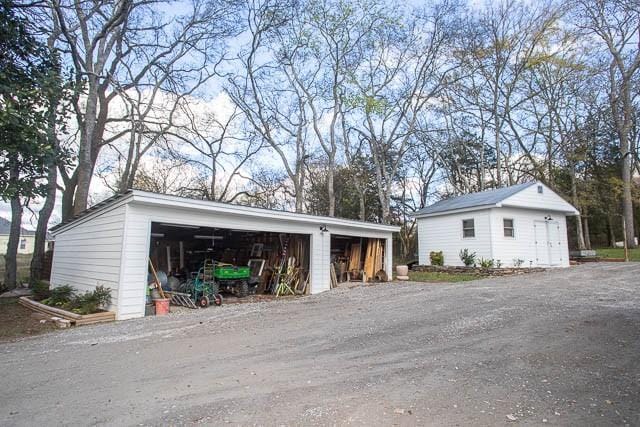 6684 Eudailey Covington Rd, College Grove, TN 37046 - view of detached garage