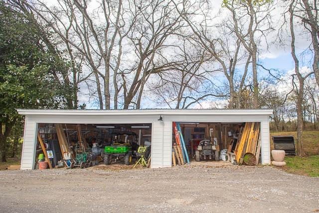6684 Eudailey Covington Rd, College Grove, TN 37046 - view of detached garage