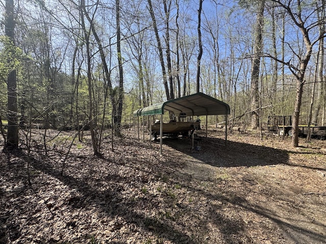 268 Sugar Maple Dr, Dover, TN 37058 - view of yard with a carport