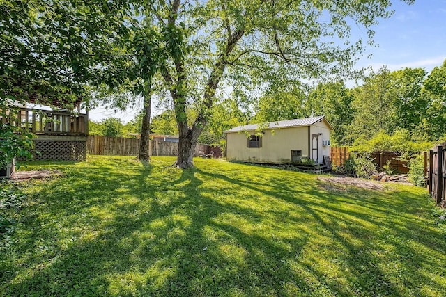 3225 Towne Village Rd E, Antioch, TN 37013 - view of yard with a deck