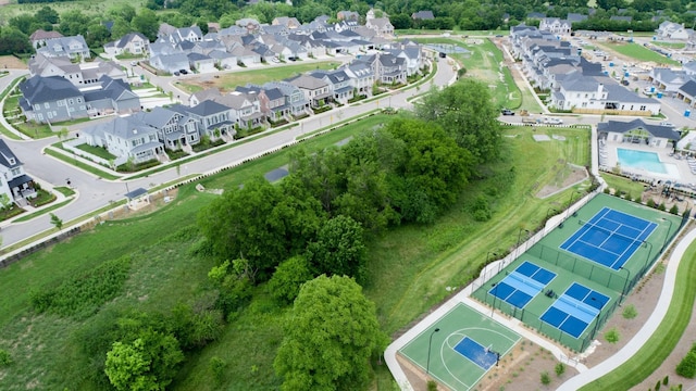 3174 Long Branch Cir, Franklin, TN 37064 - aerial view of property and surrounding area with nearby suburban area