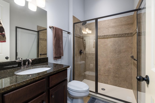 1825 Barnstaple Ln, Brentwood, TN 37027 - full bath with toilet, vanity, and a shower stall