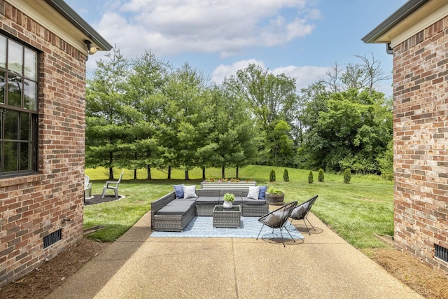 1825 Barnstaple Ln, Brentwood, TN 37027 - view of patio with an outdoor hangout area