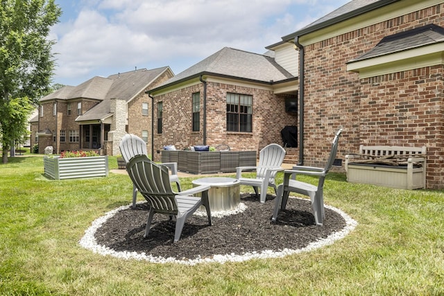 1825 Barnstaple Ln, Brentwood, TN 37027 - view of grassy yard featuring outdoor lounge area