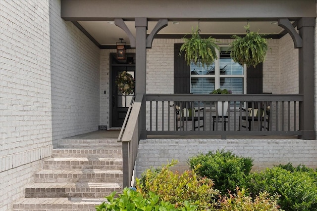 1076 Pretender Way, Columbia, TN 38401 - property entrance with brick siding and covered porch